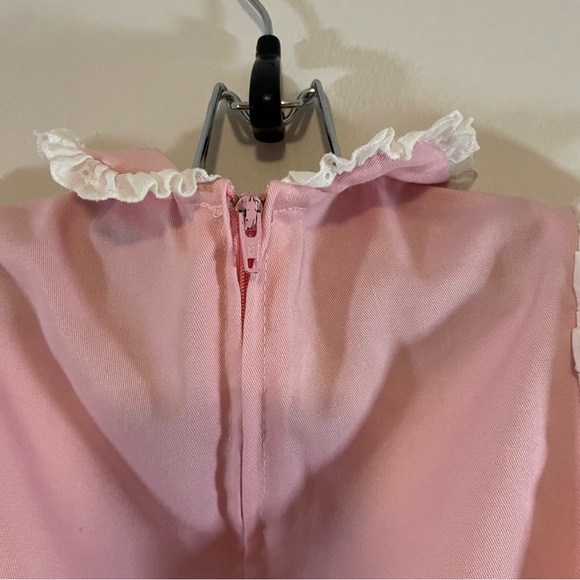 Vintage Peter CottonTail One Piece Pink Size 24 Months- Jumper, Tie Zipper Snap - Picture 9 of 11